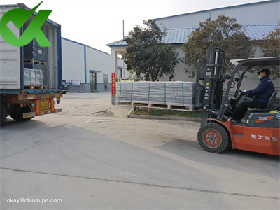 customized size temporary road way 12.7mm thick for heavy equipment